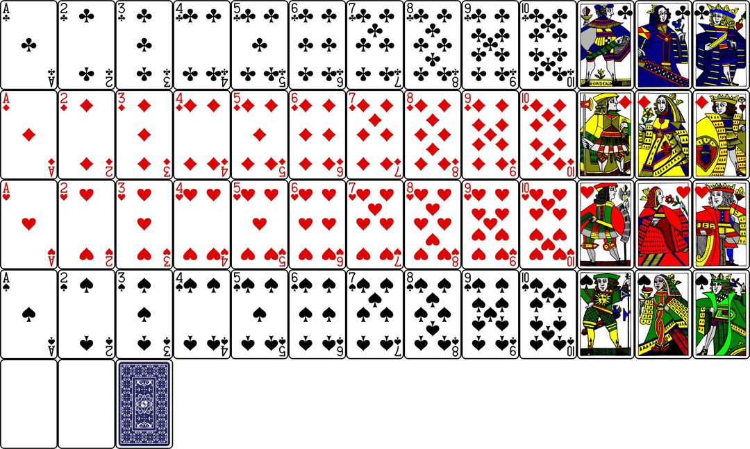 guyenne classic card deck png transparent