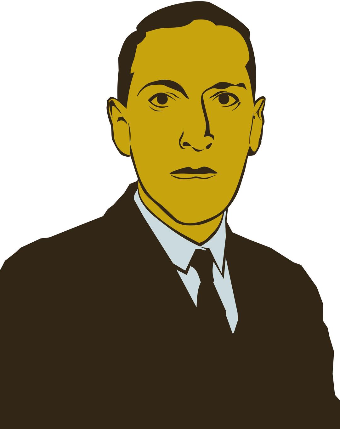H. P. Lovecraft png transparent
