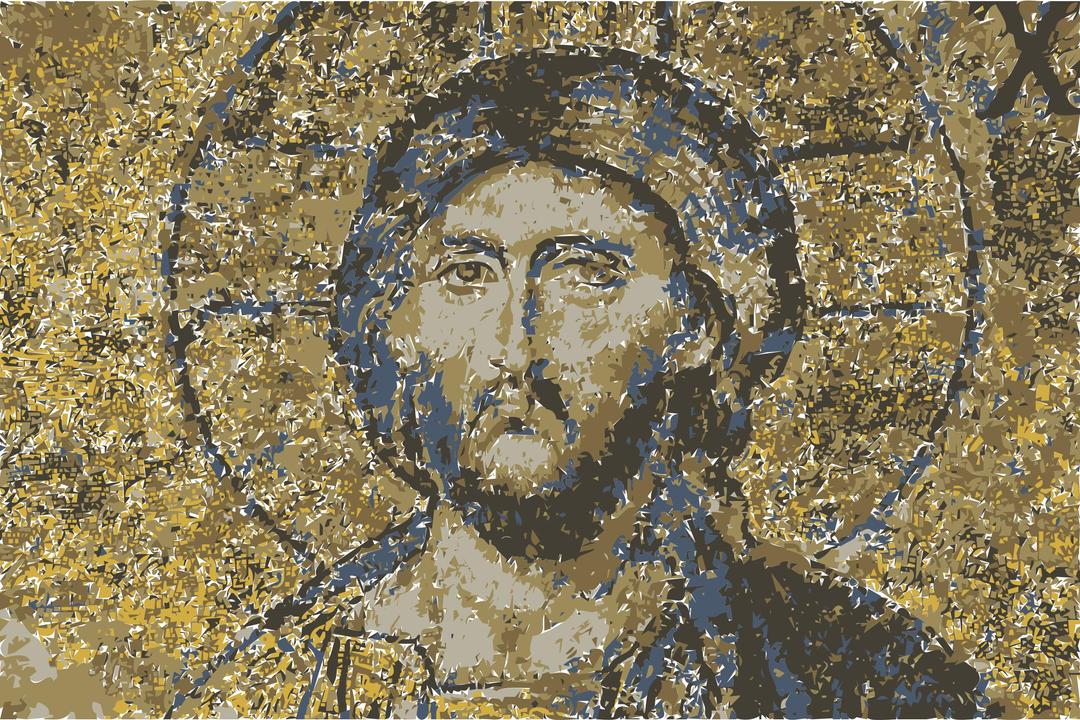 Hagia Sophia mosaic Christ  Jesus png transparent