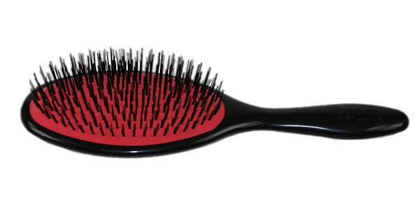 Hair Brush Red and Black png transparent