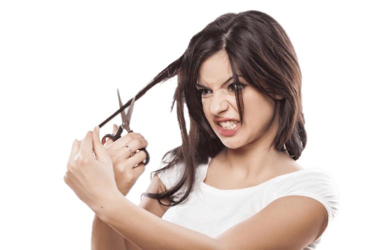 Hair Cutting Angry png transparent