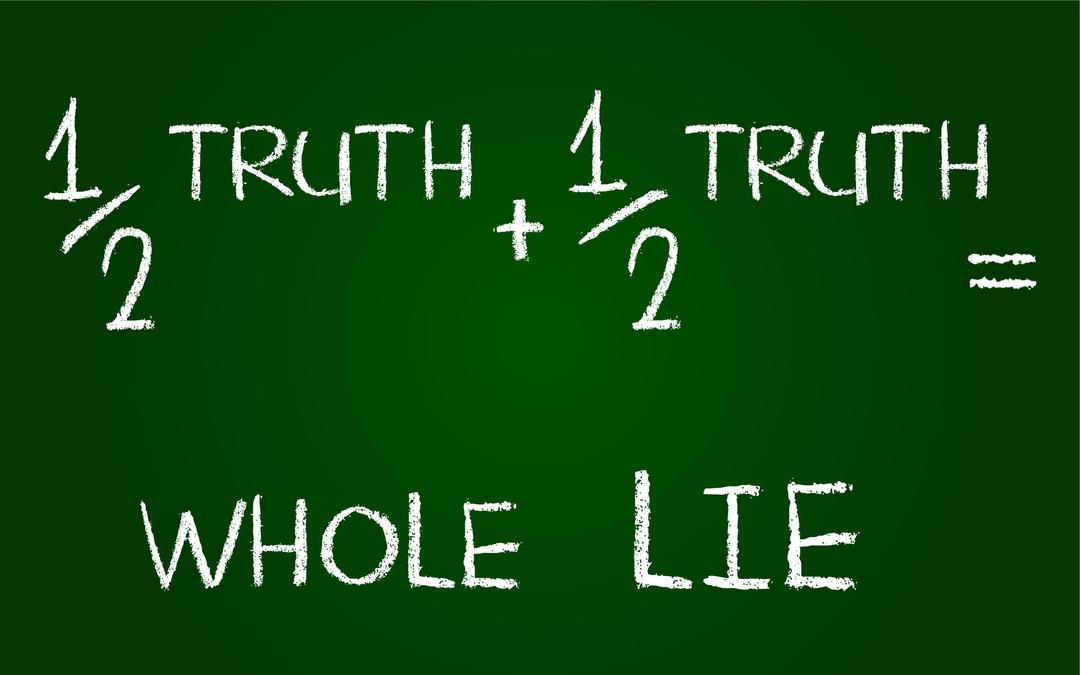 Half Truth Whole Lie png transparent