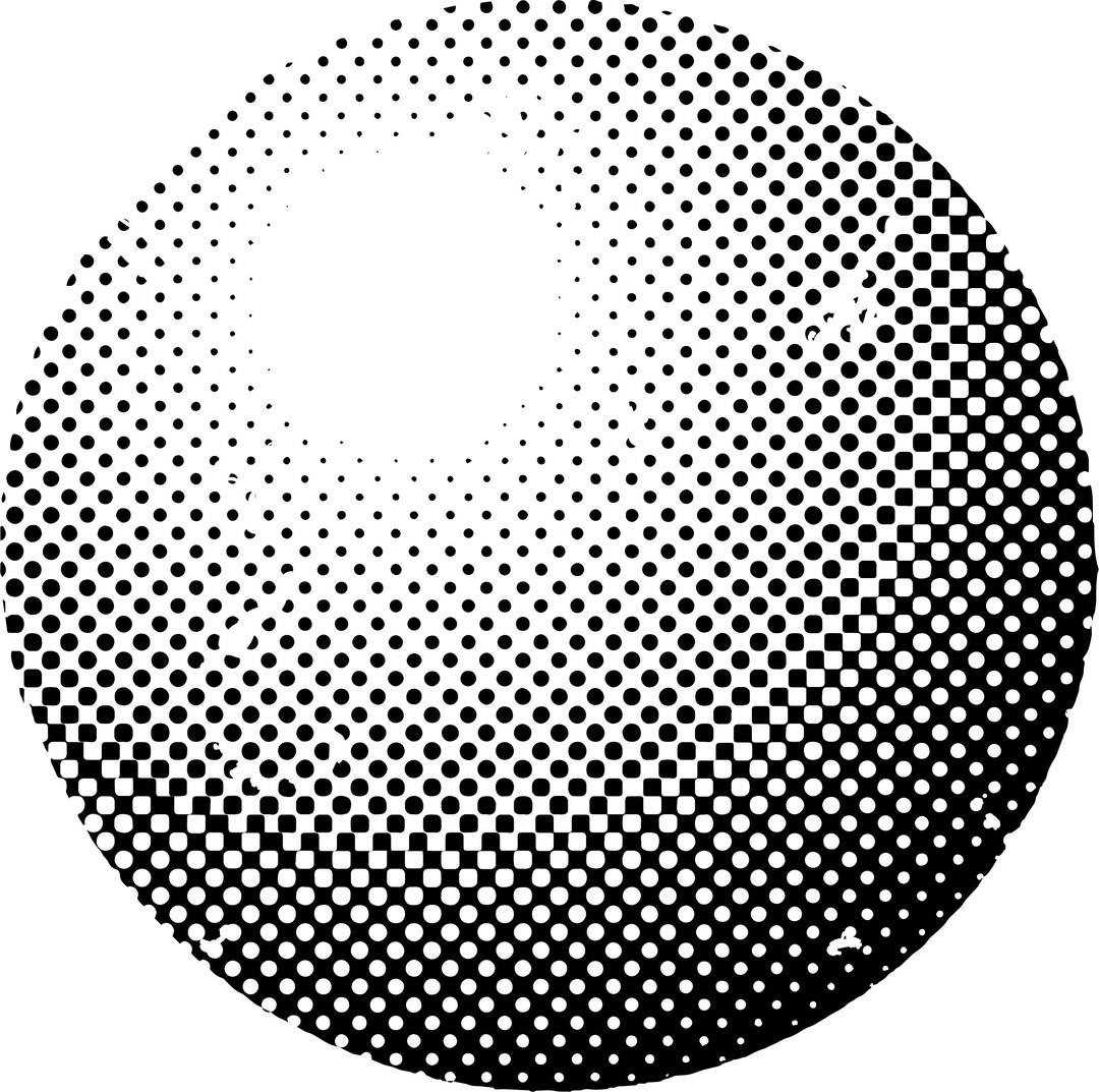 halftone sphere 01 png transparent