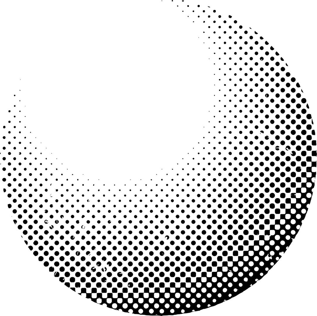 halftone sphere 02 png transparent