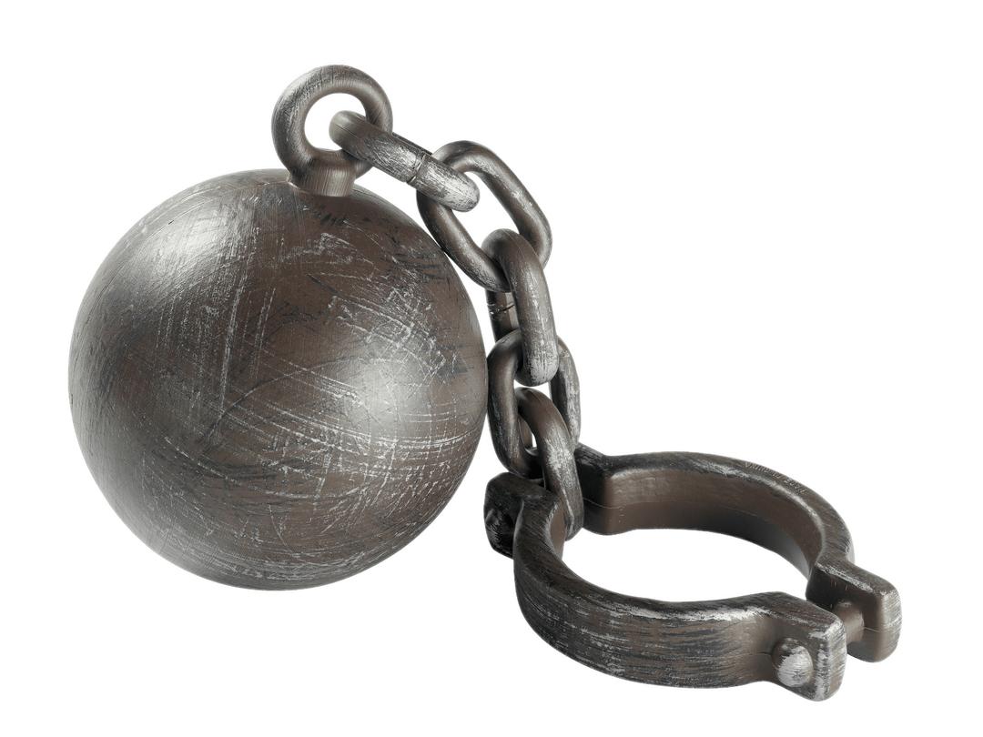 Halloween Ball and Chain png transparent