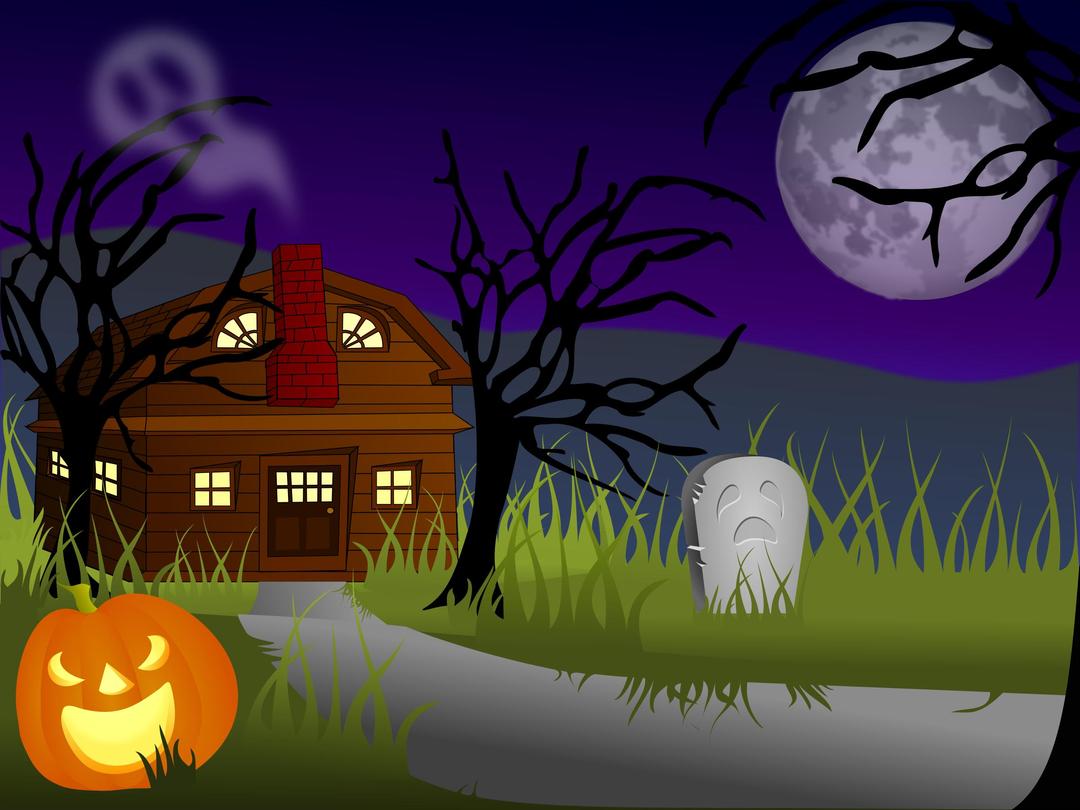 Halloween Haunted House png transparent