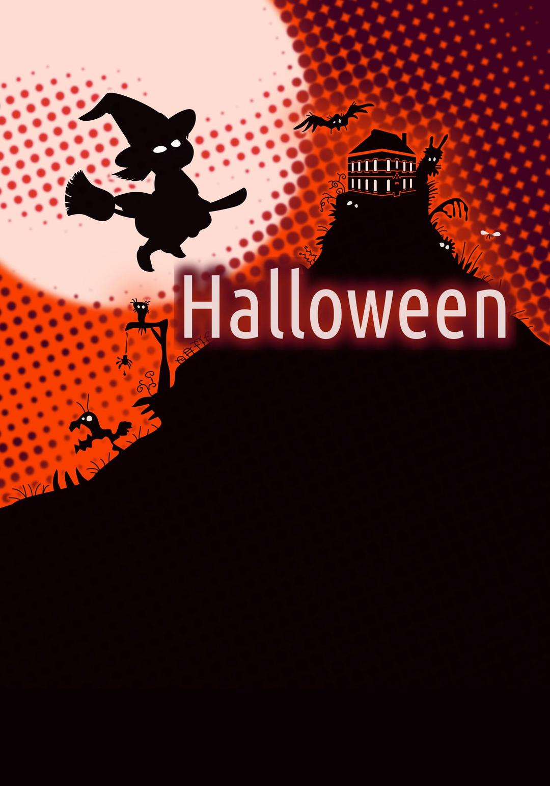 Halloween Poster Background png transparent
