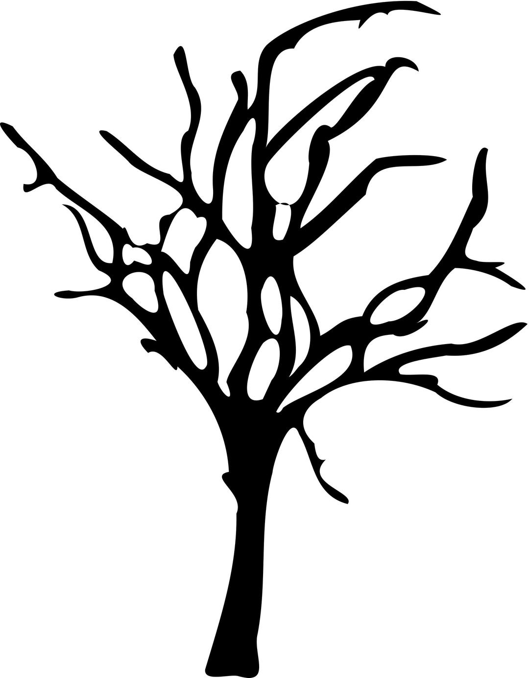 Halloween Small Dead Tree png transparent