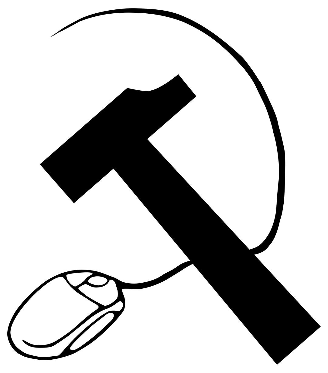 hammer and mouse - working class png transparent
