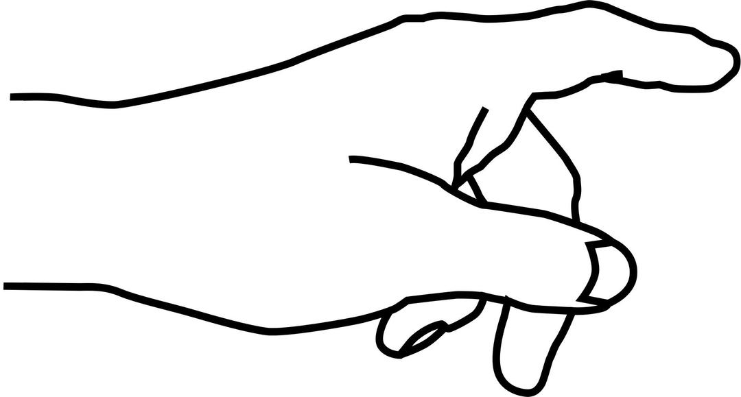 Hand - Pointing Finger png transparent