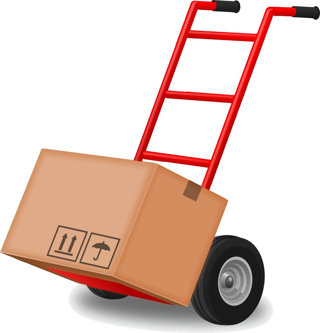 Hand Truck (Dolly) png transparent
