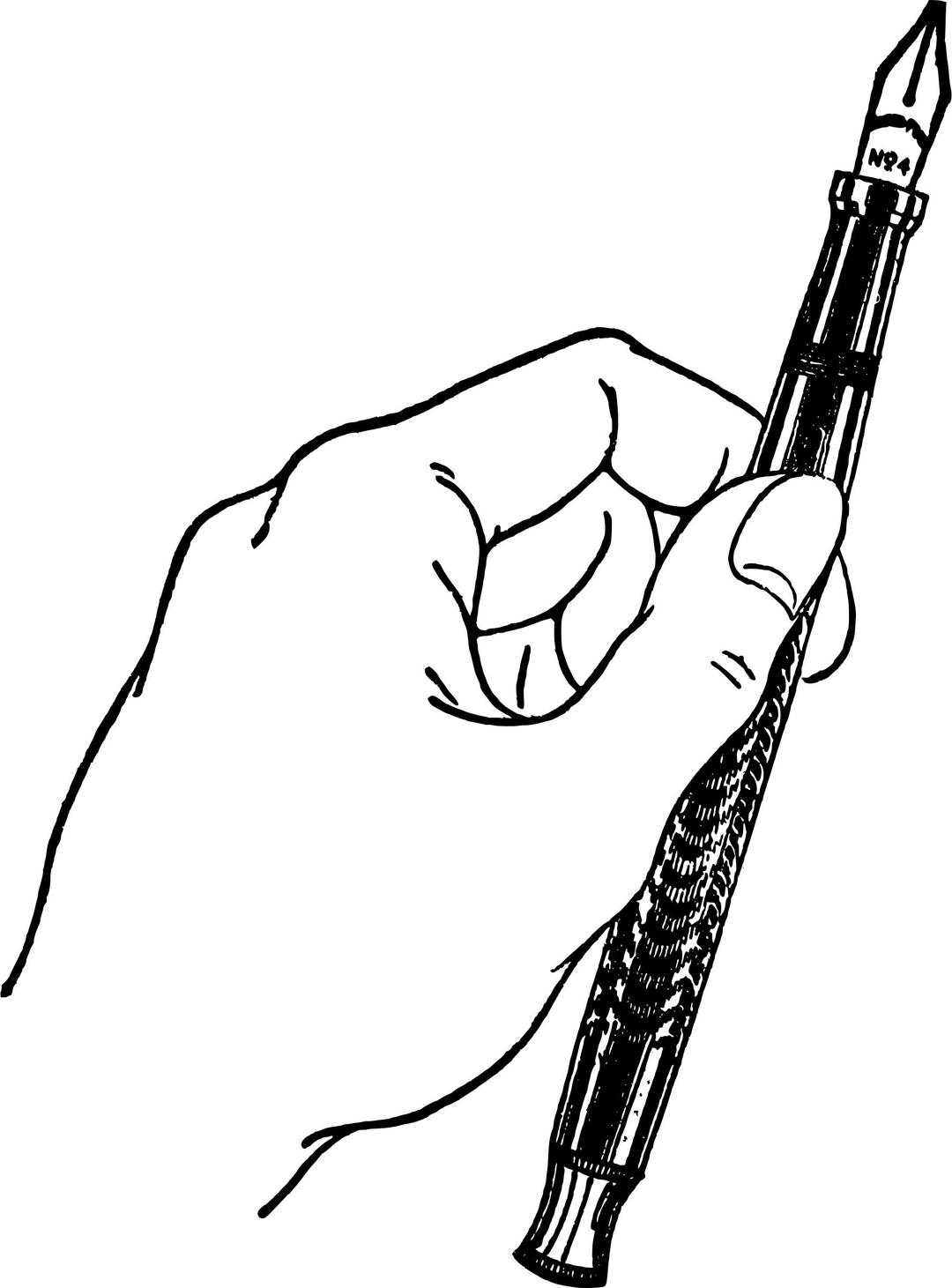 Hand with Pen png transparent