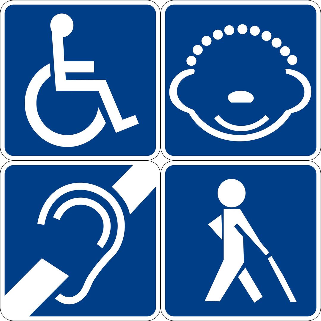 Handicapped Accessible Sing png transparent