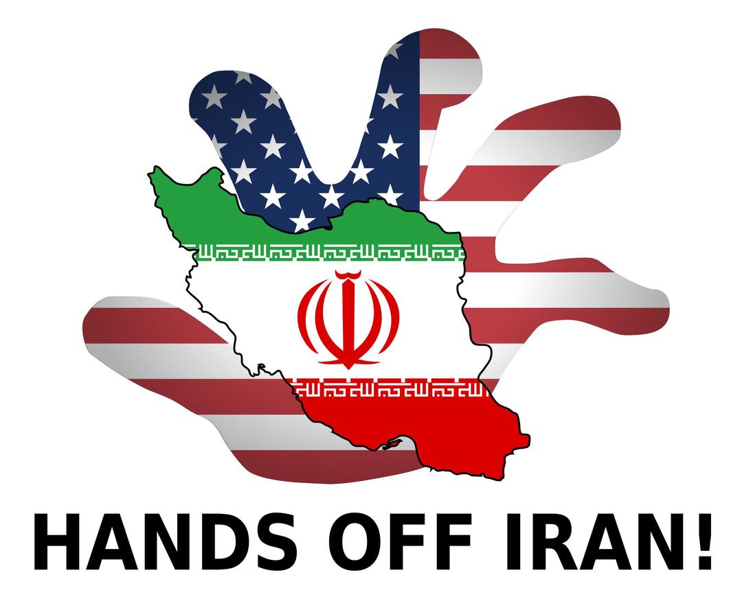 Hands Off Iran! png transparent