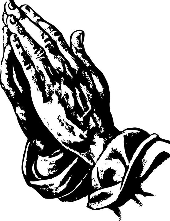 Hands Praying Graphic png transparent