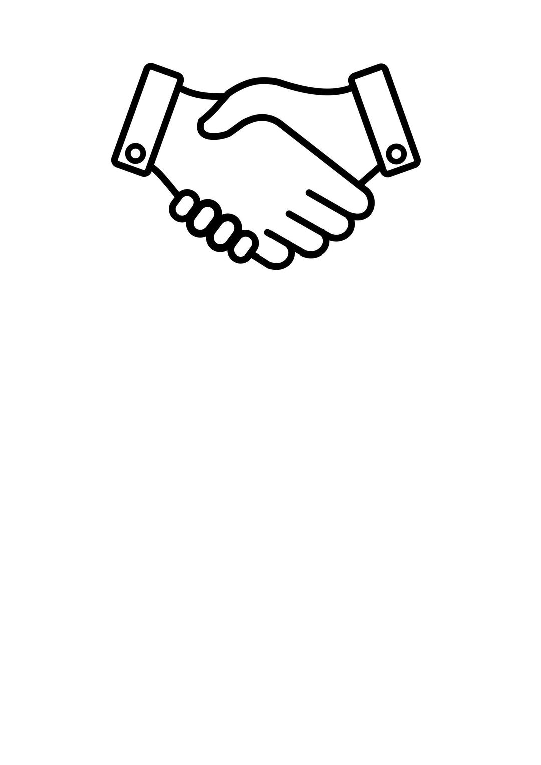 Handshake 002 png transparent