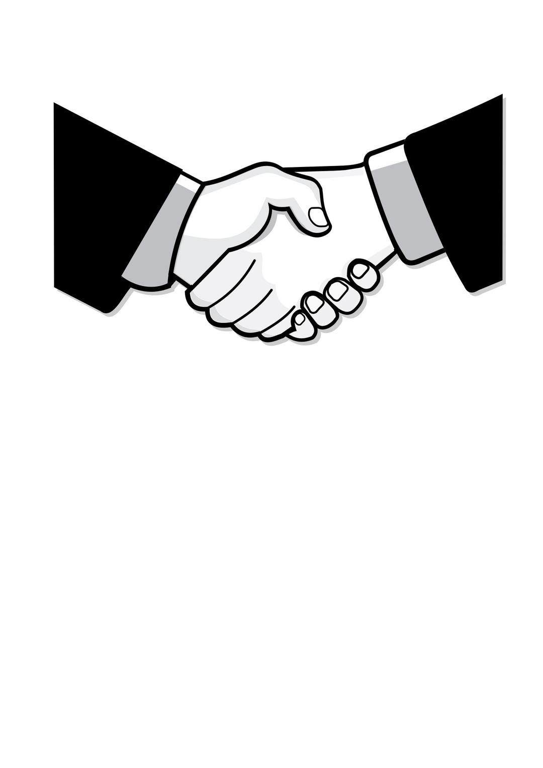 Handshake 003 png transparent