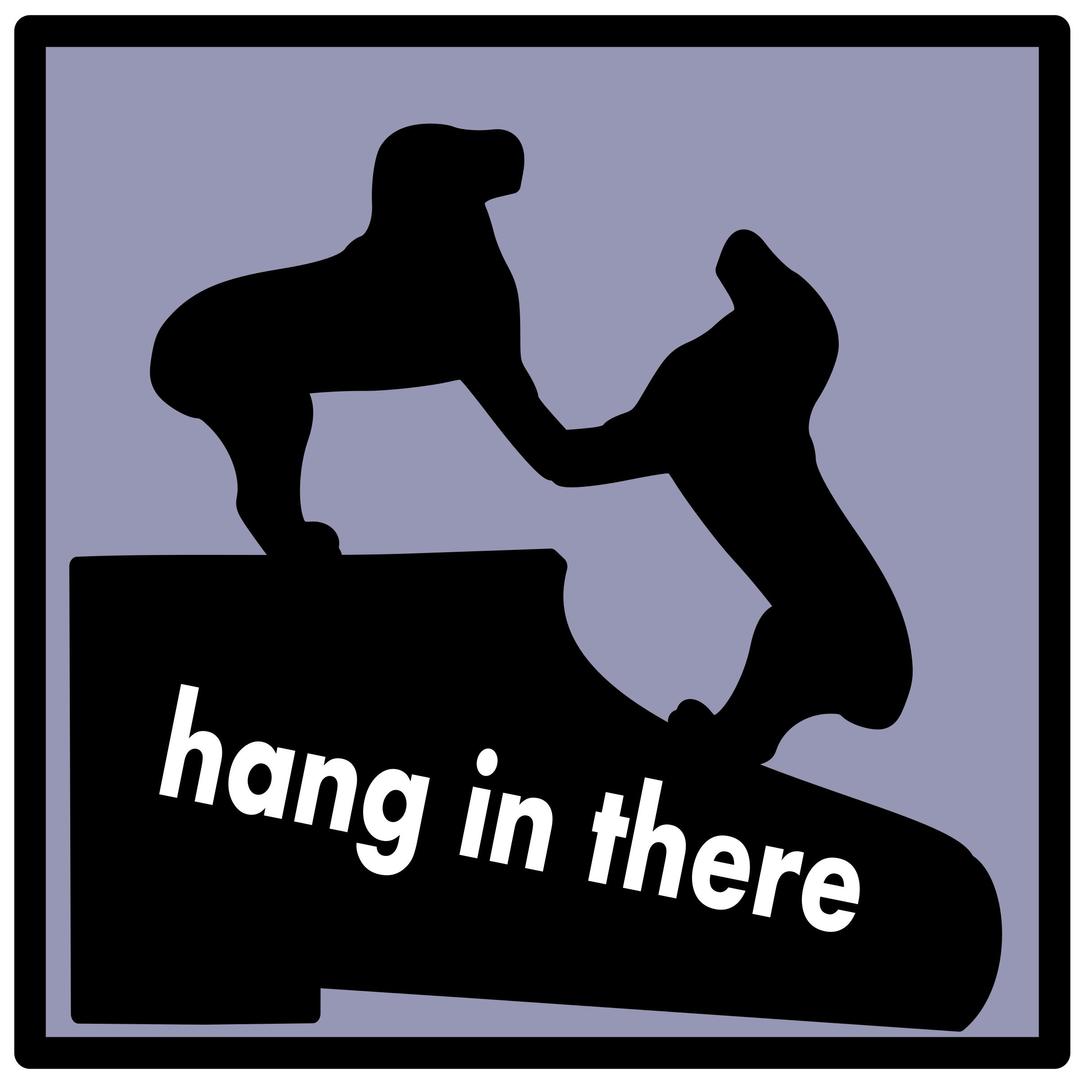 hang in there (jia yóu) png transparent