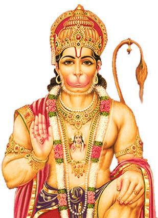 Hanuman Close Up png transparent