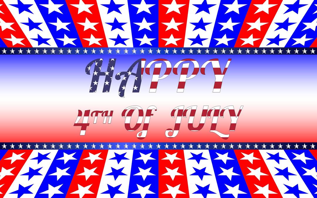 Happy 4TH Of July png transparent