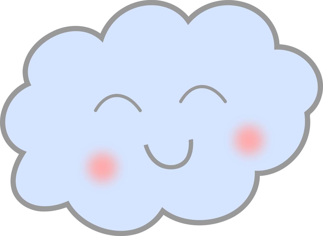 Happy Cloud png transparent
