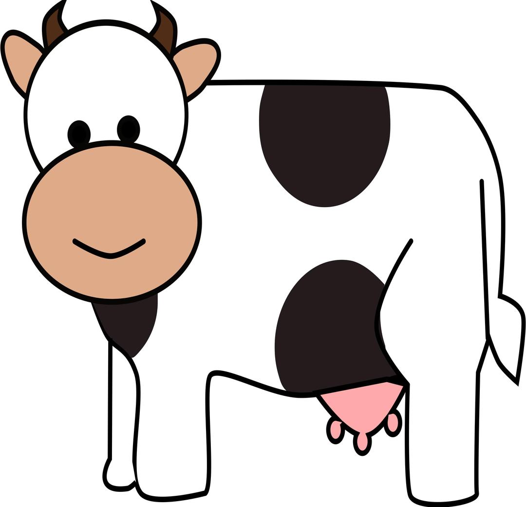 Happy Cow png transparent
