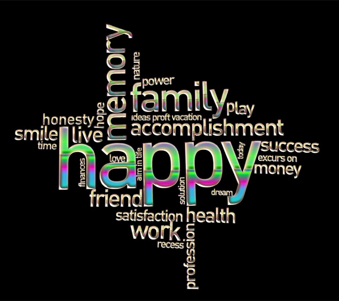 Happy Family Word Cloud Enhanced png transparent