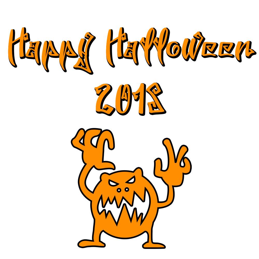 Happy Halloween 2018 Scary Font Monster png transparent