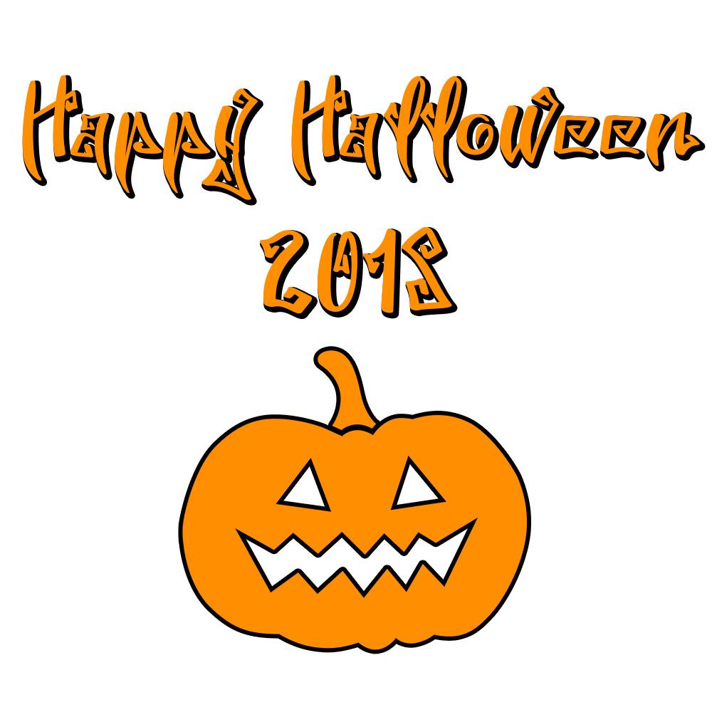 Happy Halloween 2018 Scary Font Pumpkin png transparent