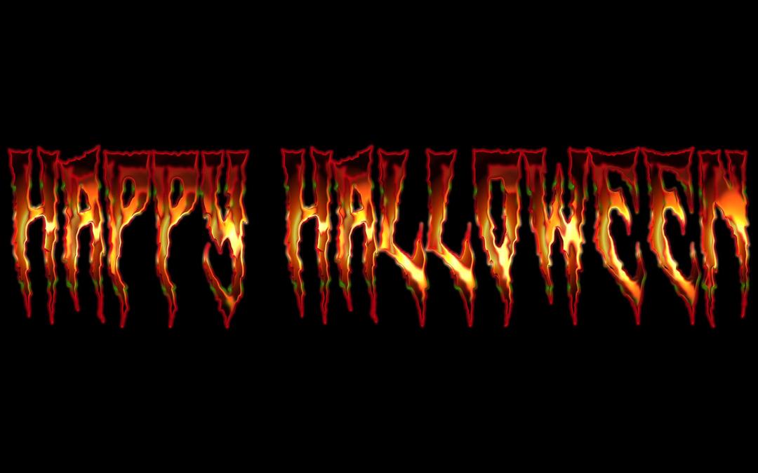 Happy Halloween Typography Enhanced png transparent