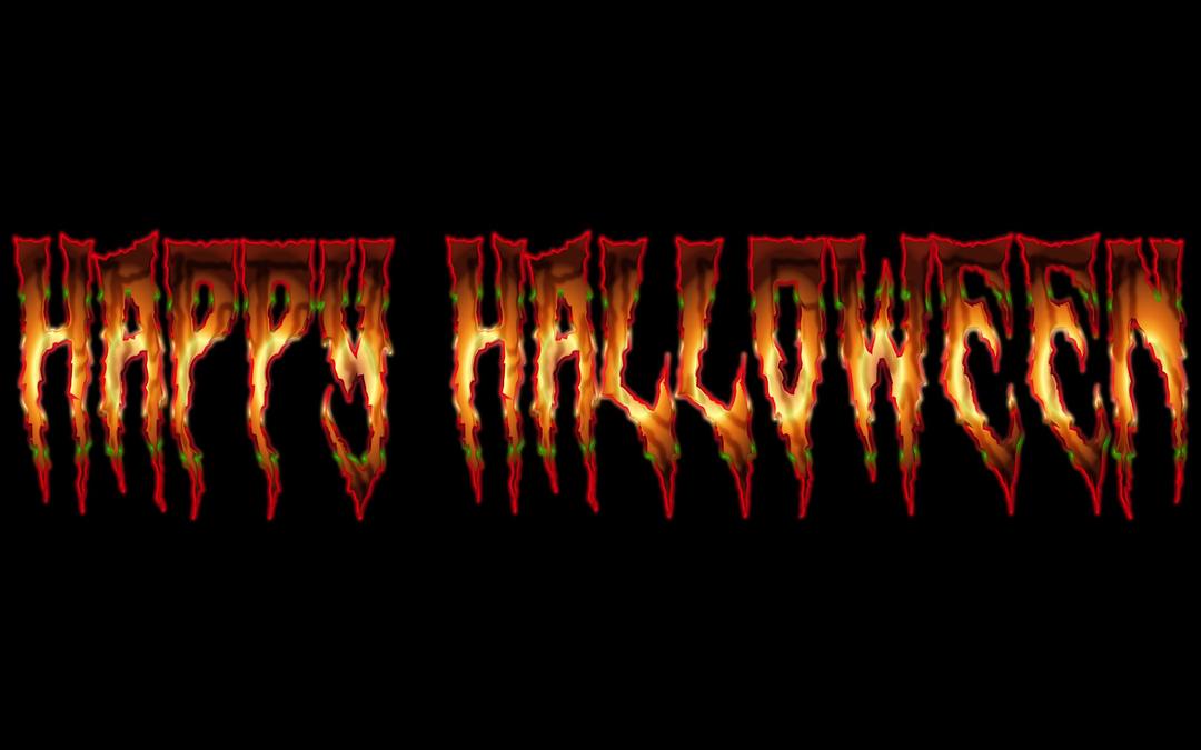 Happy Halloween Typography Enhanced 2 png transparent