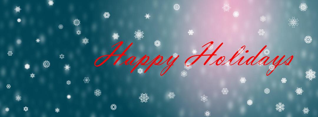 Happy Holidays Facebook Cover png transparent