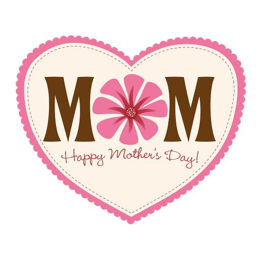 Happy Mothers Day Heart png transparent