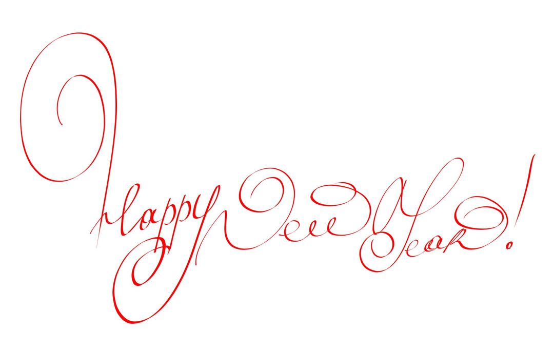 Happy New Year png transparent