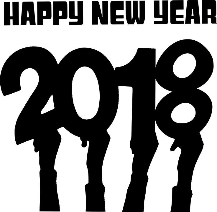 Happy New Year 2018 Hands png transparent