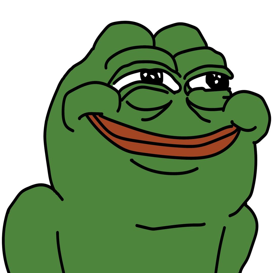Happy Pepe png transparent