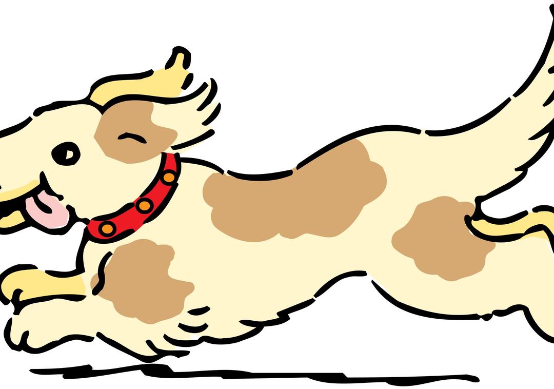 happy running dog png transparent