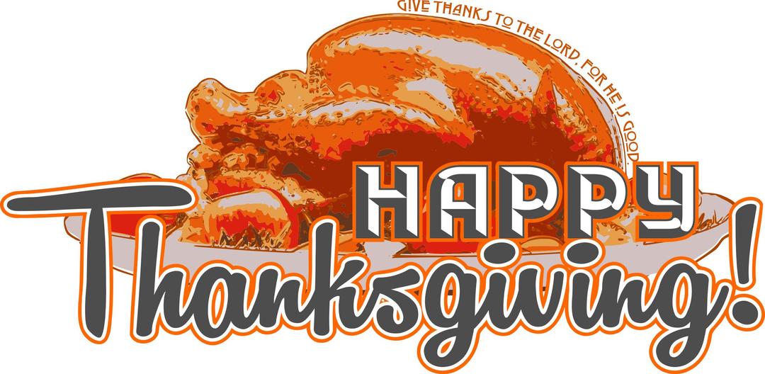 Happy Thanksgiving png transparent