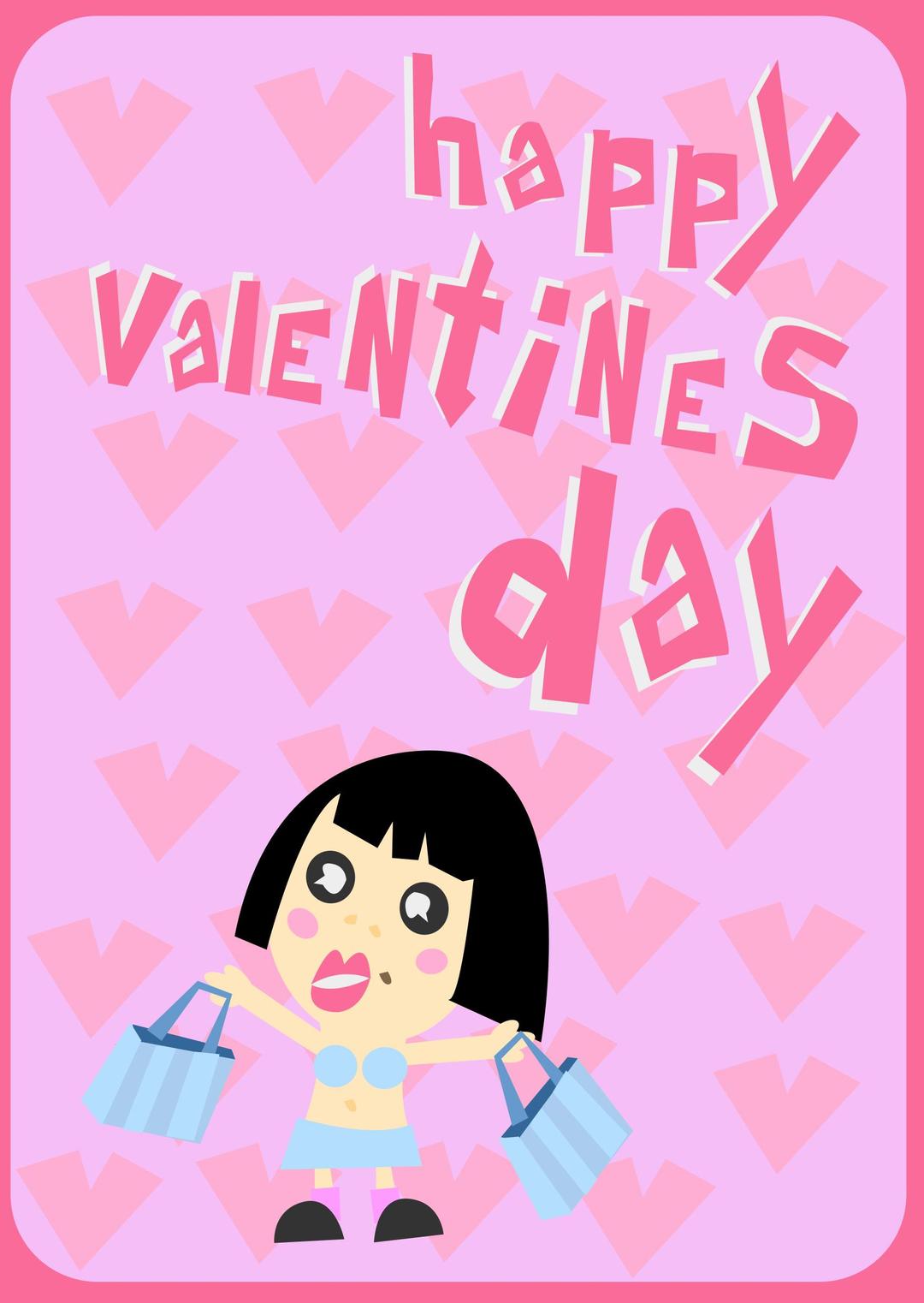 Happy Valentines Day Card png transparent