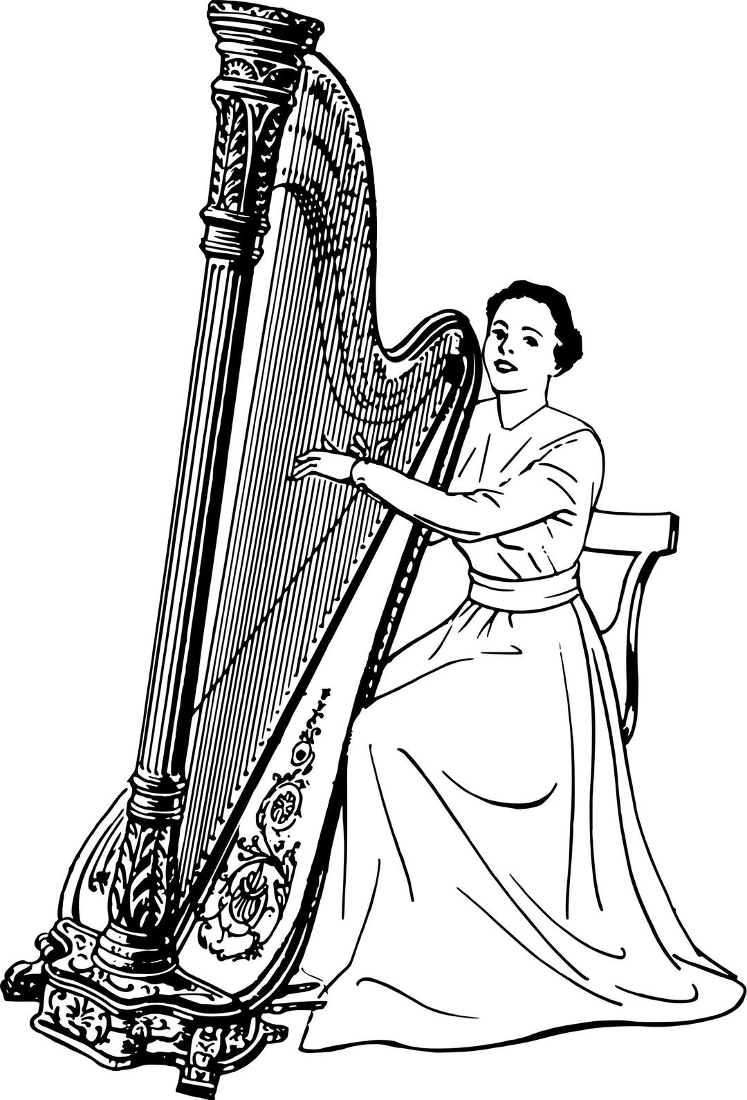 Harp 5 png transparent
