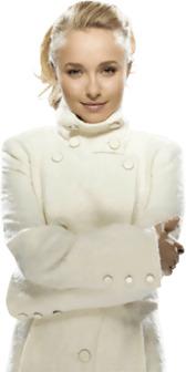 Hayden Panettiere White Coat png transparent