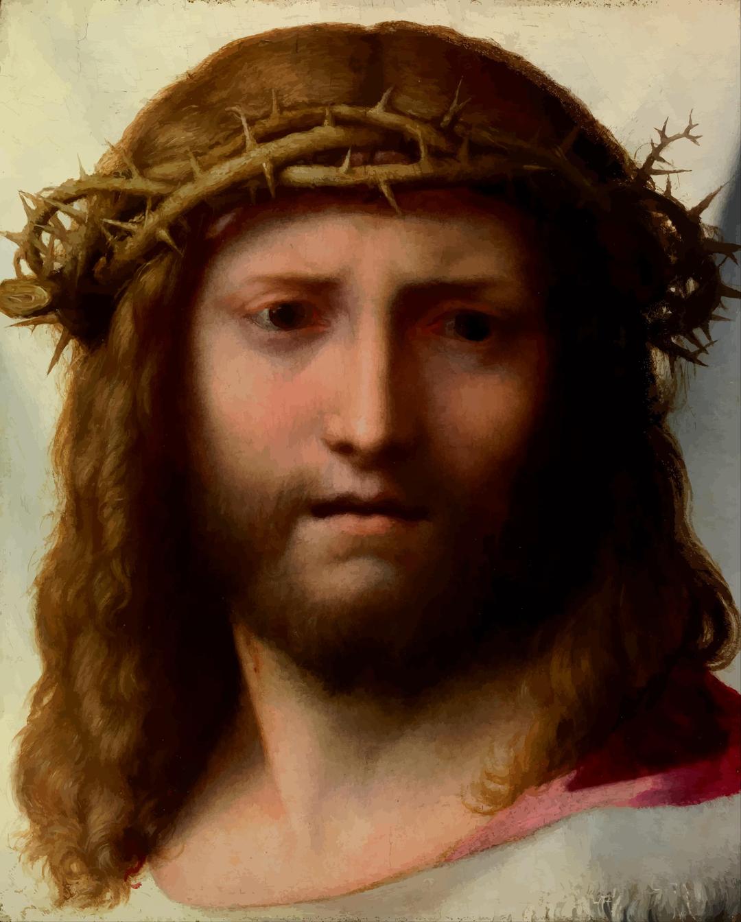 Head of Christ png transparent