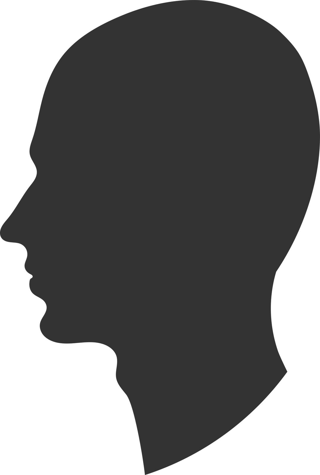 Head profile png transparent