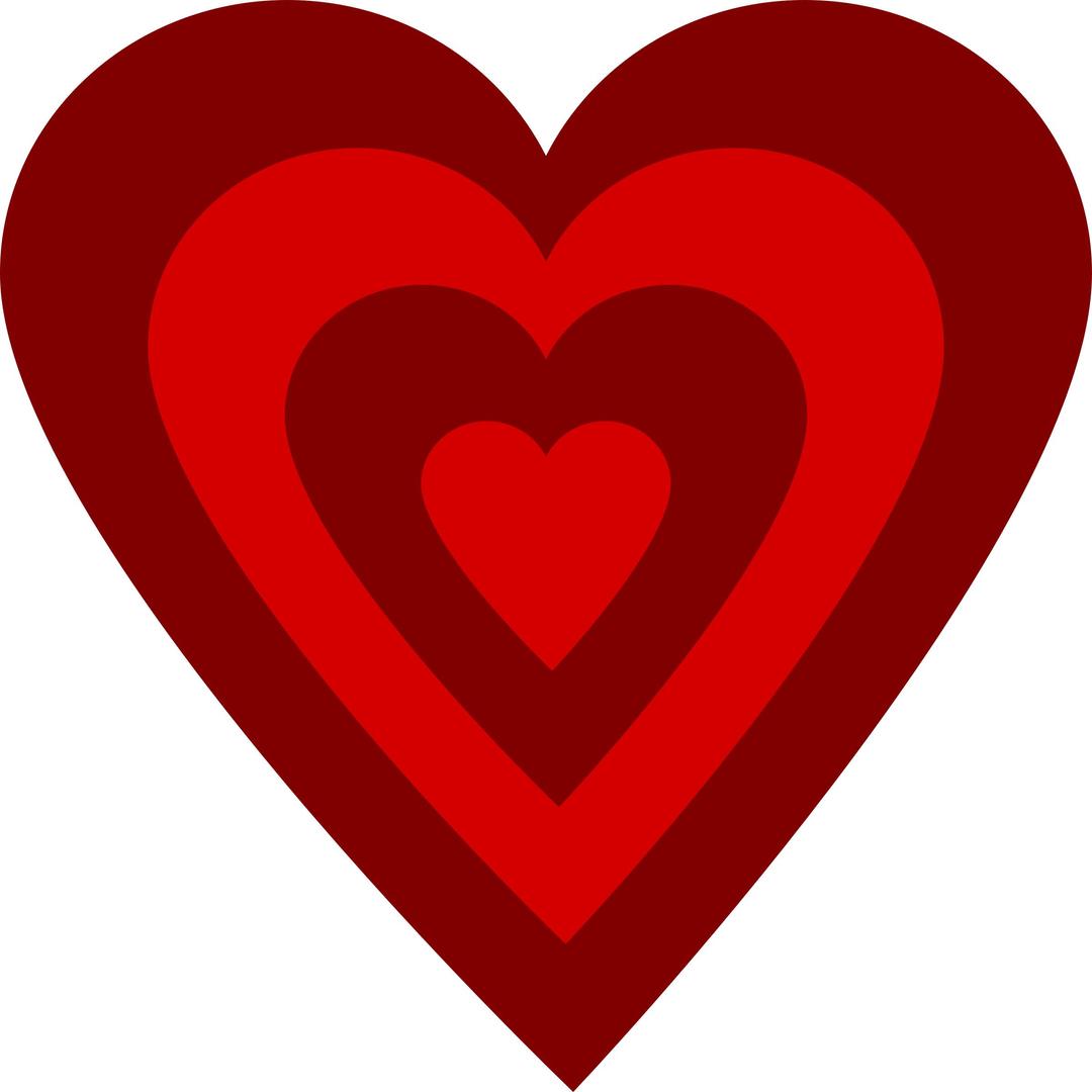 Red Heart png transparent