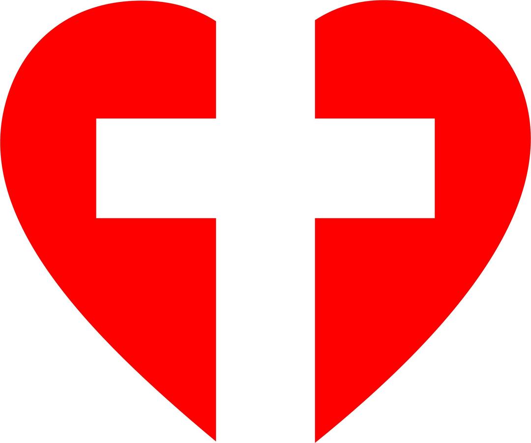 Heart Cross png transparent