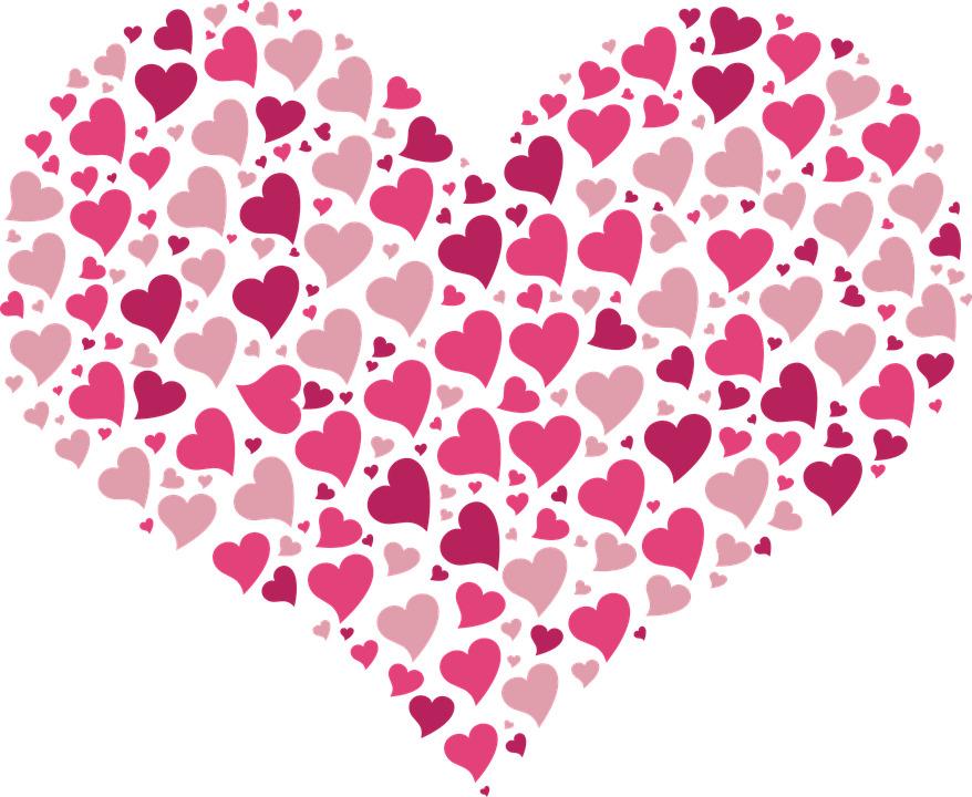 Heart Full Of Little Hearts Pink png transparent