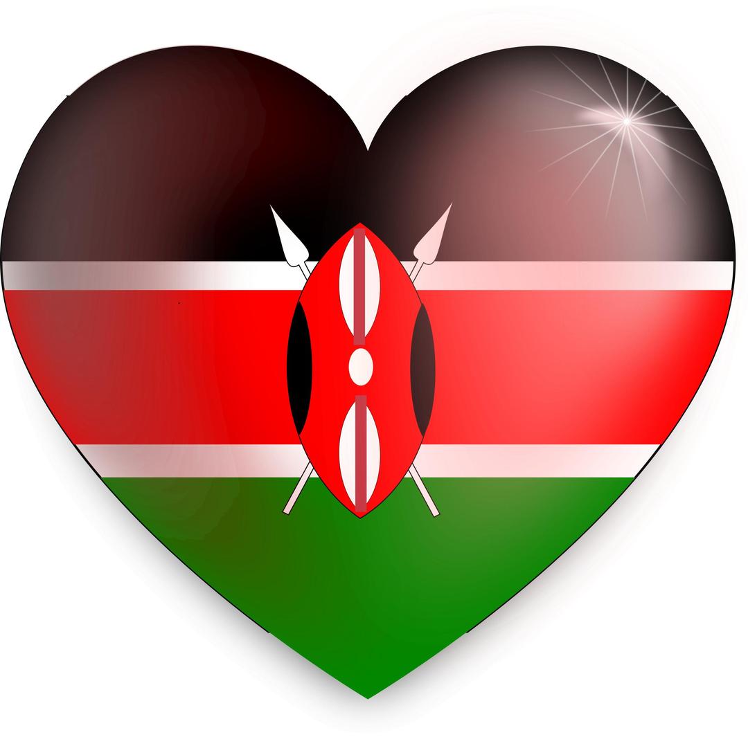 Heart Kenya png transparent