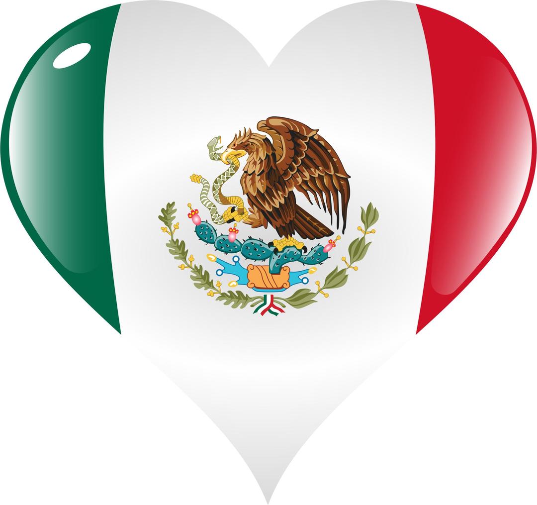 Heart Mexico png transparent