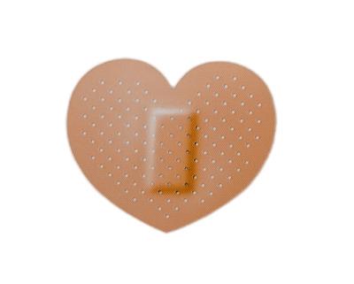 Heart Shaped Band Aid png transparent