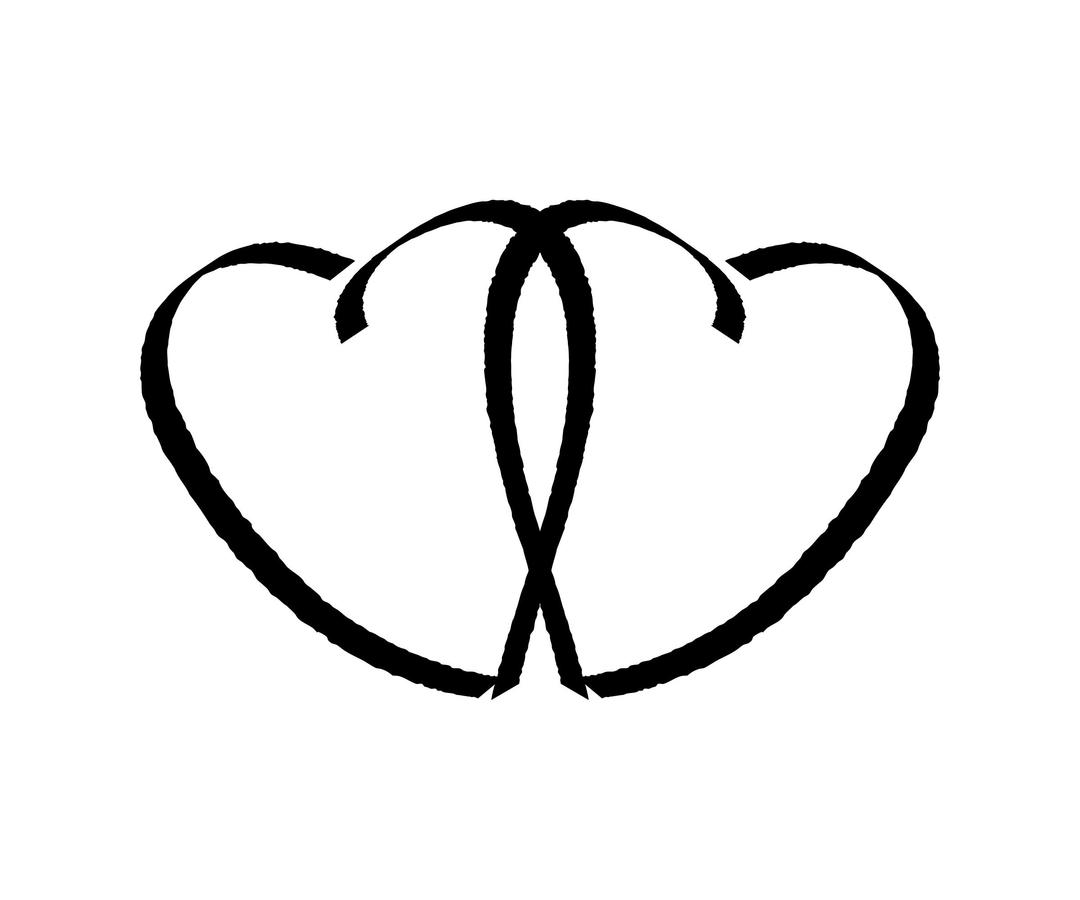 hearts free hand png transparent
